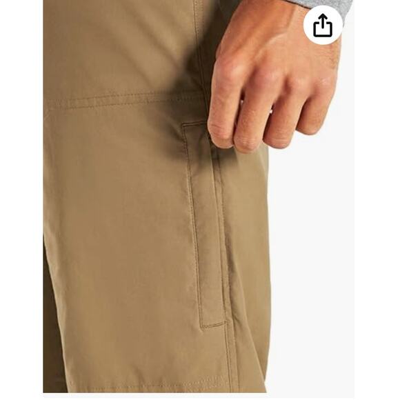 Orvis Fleece Lined Stretch Fabric Pants Men Size 32W x 30L Zipper Durable New - Picture 4 of 8